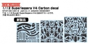 ST27-CD12012 1/12 Ducati Superleggera V4 carbon decal
