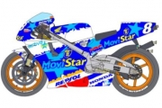 D1024 1/12 Movistar Honda NSR500 Decal [D1024]