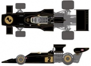 SHK-D473 1/20 Type72E 1973 for "Team Lotus type 72E (1973)" by M (brand E).