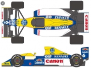 SHK-D287 1/20 Williams FW13B 1990 Decal for Tamiya