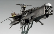 [사전 예약-7월] HSG64815 1/1500 Captain Harlock Space Pirate Dimensional Voyage Space Pirate Battleship Arcadia Third Ship [Variant] Attack Enhanced Type w/Acrylic Stand Figure