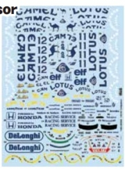TABU20028E 1/20 Type 99T Full Sponsor for TAMIYA TABU DESIGN【Decal】