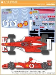 [사전 예약] SHK-D506 1/12 Ferrari F2002 for Revell