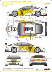 [사전 예약] SK24211 1/24 Opel Calibra V6 4X4 DTM 1994 Opel Team Joest