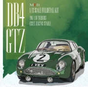 [사전 예약-5월-수량이 매우 적습니다] K854 1/12 Aston Martin DB4 GTZ LeMans 1961 Essex Racing Stable #2 Jack Fairman / Bernard Consten #3 Lex Davison / Bib Stillwell