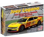 [사전 예약-6월] SJM-2024JLNC 1/24 Joey Logano 2024 NASCAR Ford Mustang Championship Winner Race Car (Ltd Prod)