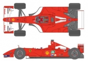 SHK-D419 1/20 Ferrari F2001 for Tamiya (Tobacco included)