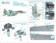 [사전 예약] QD72215 1/72  F-15D/F-15DJ Eagle 3D-Printed & coloured Interior on decal paper (Fine Molds)
