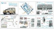 [사전 예약] QD+35139 1/35  Land Rover 88 series II family 3D-Printed & coloured Interior on decal paper (AK Interactive) (with 3D-printed resin parts)