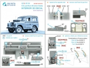 [사전 예약] QDS-35139 1/35  Land Rover 88 series II family 3D-Printed & coloured Interior on decal paper (AK Interactive) (Small version)