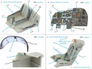 [사전 예약] QD72096 1/72  A-6E Intruder 3D-Printed & coloured Interior on decal paper (Fujimi)