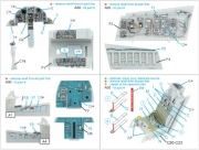 [사전 예약] QD48597 1/48 F-15A/F-15C Early/F-15J Early 3D-Printed & coloured Interior on decal paper (Hasegawa)
