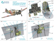 [사전 예약] QD32255 1/32  Curtiss H-75 Hawk 3D-Printed & coloured Interior on decal paper (Special Hobby)