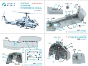 [사전 예약] QDS-35153 1/35  AH-1W 3D-Printed & coloured Interior on decal paper (Trumpeter) (Small version)