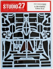 [사전 예약] ST27-CD20022 1/20 F2001 Carbon decal (for TAM)