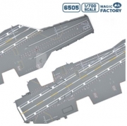 [사전 예약] 6505 1/700 USS Gerald R. Ford CVN 78 Aircraft Carrier Flight Deck Pre-painted
