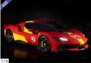 [사전 예약] [주문시 BBR에서 생산 예약] P18269LM 1/18 Ferrari 296 Speciale 499P 2024 Livery race N.51 with Display Case