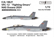 [사전 예약] FD72068 1/72 F/A-18E/F VFC-12 Fighting Omars NAS Oceana 2024