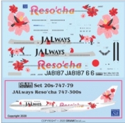 [사전 예약] 20-747-79 1/200 JALways Reso’cha 747-300s