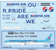 [사전 예약] 20-777-94B 1/200 Korean Air Pride 777-300ER