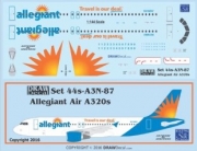 [사전 예약] 44-A3N-87 1/144 Allegiant Air A320s
