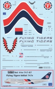[사전 예약] 44-747-87 1/144 Flying Tigers Initial 747s