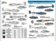 [사전 예약] 48-081 Decals 1/48 Lockheed P-38 Lightning Pin-Up Nose Art, Part I Academy, Eduard, Hasegawa, Monogram, Revell, Italeri, Tamiya, Minicraft Model Kits