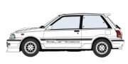 [사전 예약-9월] HSG20777 1/24 Toyota Starlet EP71 Turbo S (3-door) Custom Version