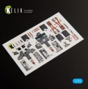 [사전 예약] K72021  1/48 Tornado F Mk.3 "Firebird" interior 3D decals for Hasegawa (1/72)