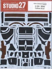 ST27-CD20007 1/20 RB6 Carbon decal (for TAM)
