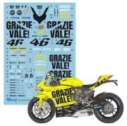 12-031 1/12 DUCATI 1199 Panigale S GRAZIE VALE! Replica for Tamiya