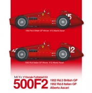 [2차 생산분 예약 진행중-수량이 매우 적습니다] K856 1/12 Ferrari 500F2 1952 Rd.5 British GP Rd.8 Italian GP winner Alberto Ascari