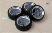 [사전 예약] ZR147	1/24 16 inch SSR MK2R rim set