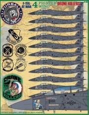 FUR48-098 1/48 F-15E 4th Fighter Wing Drone Killers