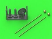 [사전 예약] GM-16-005 1/16 Width indicators for German vehicles (2pcs, SHORT - used e.g on Sd.Kfz. 250, 251)