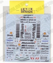 [사전 예약] TABU20067B 1/20 MP4/6 Full Sponsor for FUJIMI TABU DESIGN【Decal】