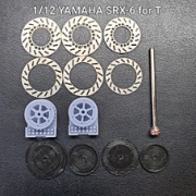 [사전 예약] D012 1/12 YAMAHA SRX-6 Brake Set For Tamiya