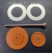[사전 예약] D005 1/12 KAWASAKI KH250/400 brake set For Hasegawa