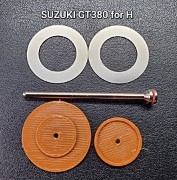 [사전 예약] D006 1/12 SUZUKI GT380 Brake set For Hasegawa