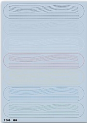 [사전 예약] T008 1/12 Stitching Lines Decal – For Seat and Cushion Stitching