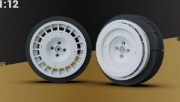 [사전 예약] KMP12038 1/12 Lancia Delta HF 16v OZ rims