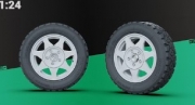 [사전 예약] TK24239 1/24 Porsche 959 Safari rims set
