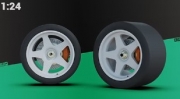 [사전 예약] TK24249 1/24 Ferrari F40 LM Totip rims - FUJIMI