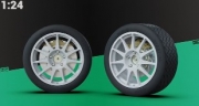 [사전 예약] TK24255 1/24 Peugeot 207 S2000 Speedline 2021 tarmac rims 1:24