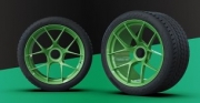 [사전 예약] TK24264 1/24 Porsche GT3 RS (992.1) Magnesium rims 20"/21" with ventilators 1:24