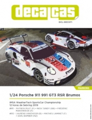 [사전 예약] DCL-DEC071 1/24 Porsche 911 991 GT3 RSR Team Porsche GT sponsored by Brumos-Racing-Look - 12 Hours Sebring 2019