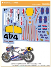 SHK-D228SE 1/12 NSR500 1986 Decal Set