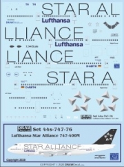 44-747-76 1/144 Lufthansa Star Alliance 747-400M