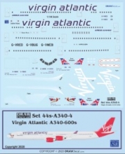 44-A340-4 1/144 Virgin Atlantic A340-600s