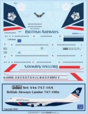 44-747-16A 1/144 British Airways &ldquo;Landor&rdquo; 747-100s